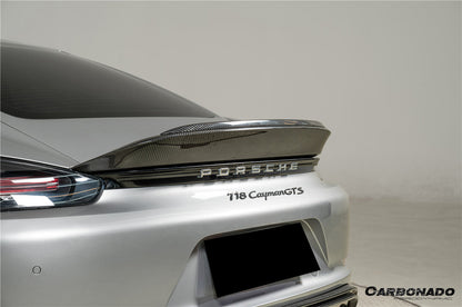 2017-2025 Porsche 718 Boxster Spyder RS Style Autoclave Carbon Fiber Spoiler