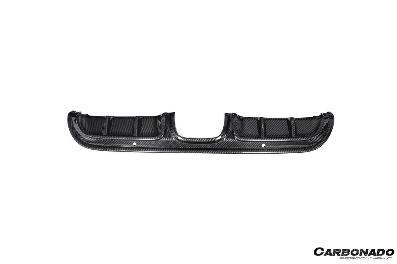 2017-2025 Porsche 718 Cayman Boxster GTS Style Dry Carbon Fiber Rear Diffuser Lip