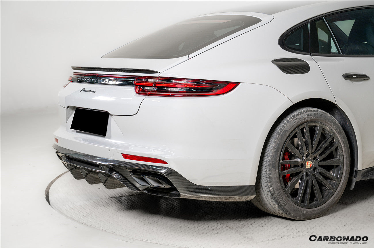 2017-2023 Porsche Panamera 971 KDA Style Dry Carbon Fiber Trunk Spoiler
