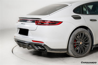 2017-2023 Porsche Panamera 971 KDA Style Dry Carbon Fiber Trunk Spoiler