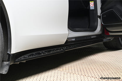 2017-2025 Porsche Panamera 976 971 976SD Style Dry Carbon Fiber Side Skirts