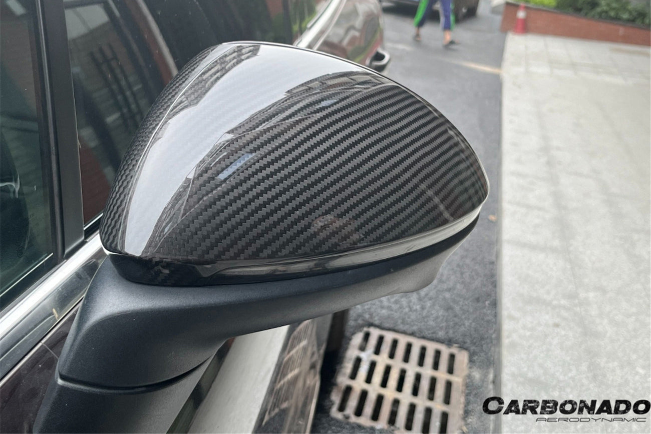 2018-2025 Porsche 9Y0 9YA 9YB Cayenne    S   Coupe    E-Hybrid TKT Style Dry Carbon Fiber Mirror Housing
