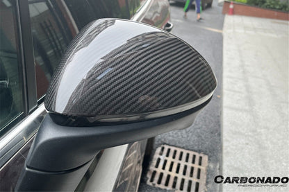 2018-2025 Porsche 9Y0 9YA 9YB Cayenne    S   Coupe    E-Hybrid TKT Style Dry Carbon Fiber Mirror Housing