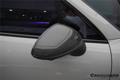 2018-2025 Porsche 9Y0 9YA 9YB Cayenne    S   Coupe    E-Hybrid TKT Style Dry Carbon Fiber Mirror Housing