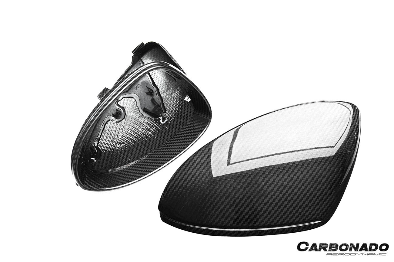 2018-2025 Porsche 9Y0 9YA 9YB Cayenne    S   Coupe    E-Hybrid TKT Style Dry Carbon Fiber Mirror Housing