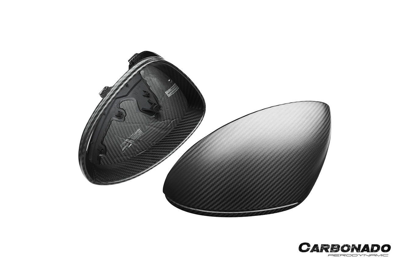 2018-2025 Porsche 9Y0 9YA 9YB Cayenne    S   Coupe    E-Hybrid TKT Style Dry Carbon Fiber Mirror Housing