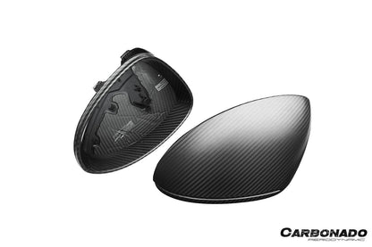 2018-2025 Porsche 9Y0 9YA 9YB Cayenne    S   Coupe    E-Hybrid TKT Style Dry Carbon Fiber Mirror Housing