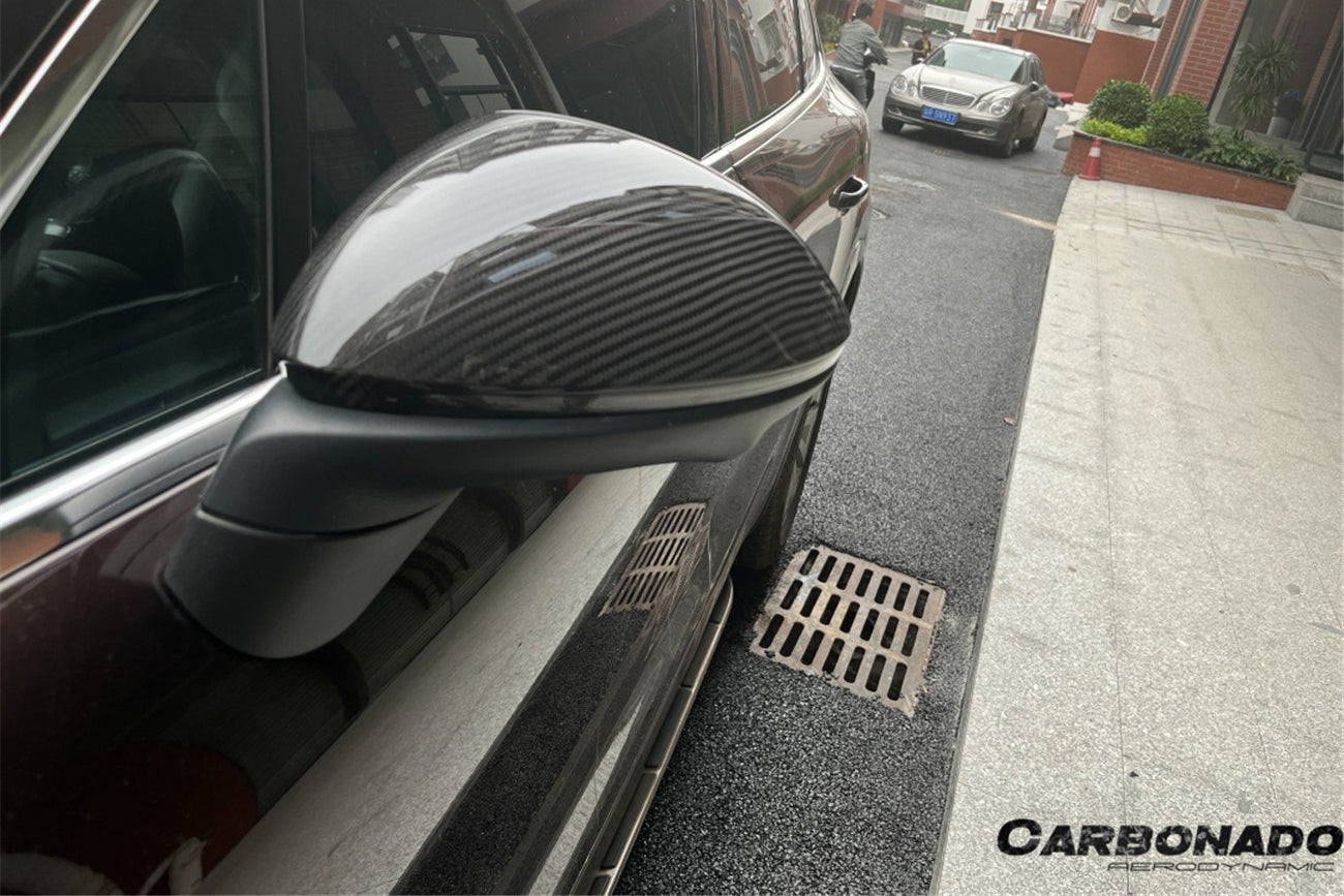 2018-2025 Porsche 9Y0 9YA 9YB Cayenne    S   Coupe    E-Hybrid TKT Style Dry Carbon Fiber Mirror Housing
