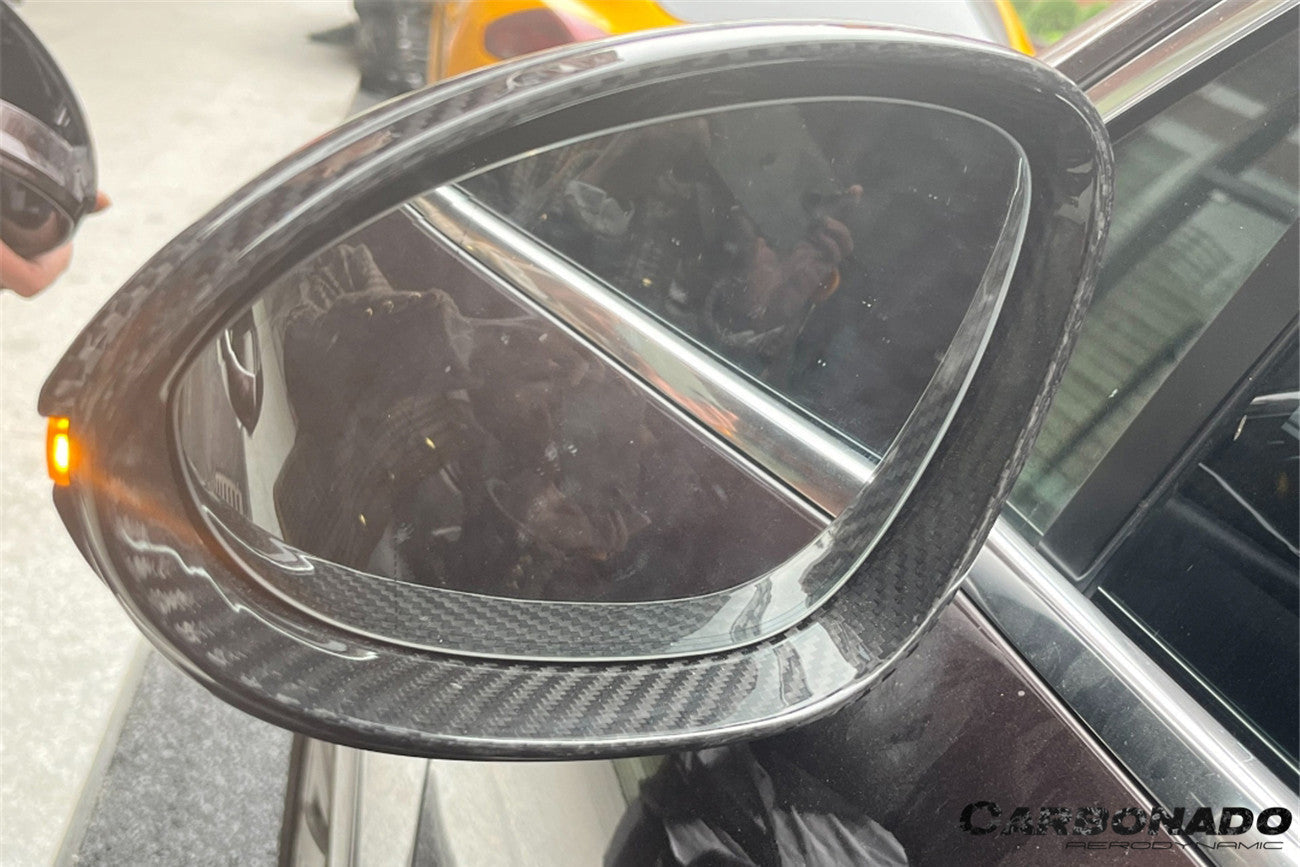 2018-2025 Porsche 9Y0 9YA 9YB Cayenne    S   Coupe    E-Hybrid TKT Style Dry Carbon Fiber Mirror Housing
