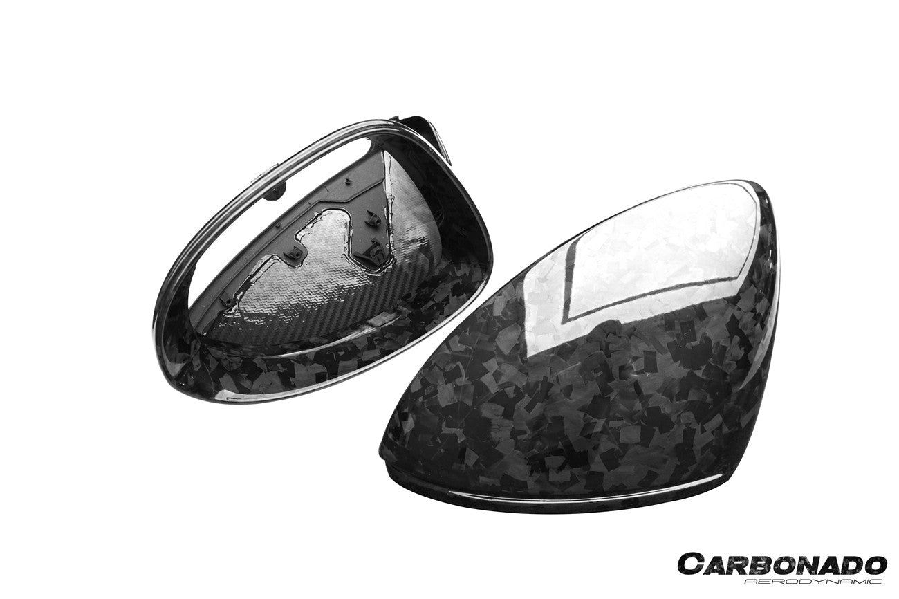2018-2025 Porsche 9Y0 9YA 9YB Cayenne    S   Coupe    E-Hybrid TKT Style Dry Carbon Fiber Mirror Housing