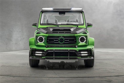 2018-UP Mercedes Benz G63 AMG G550 W464 W465 G-Wagon MSY Style Dry Carbon Fiber Front Roof Spoiler