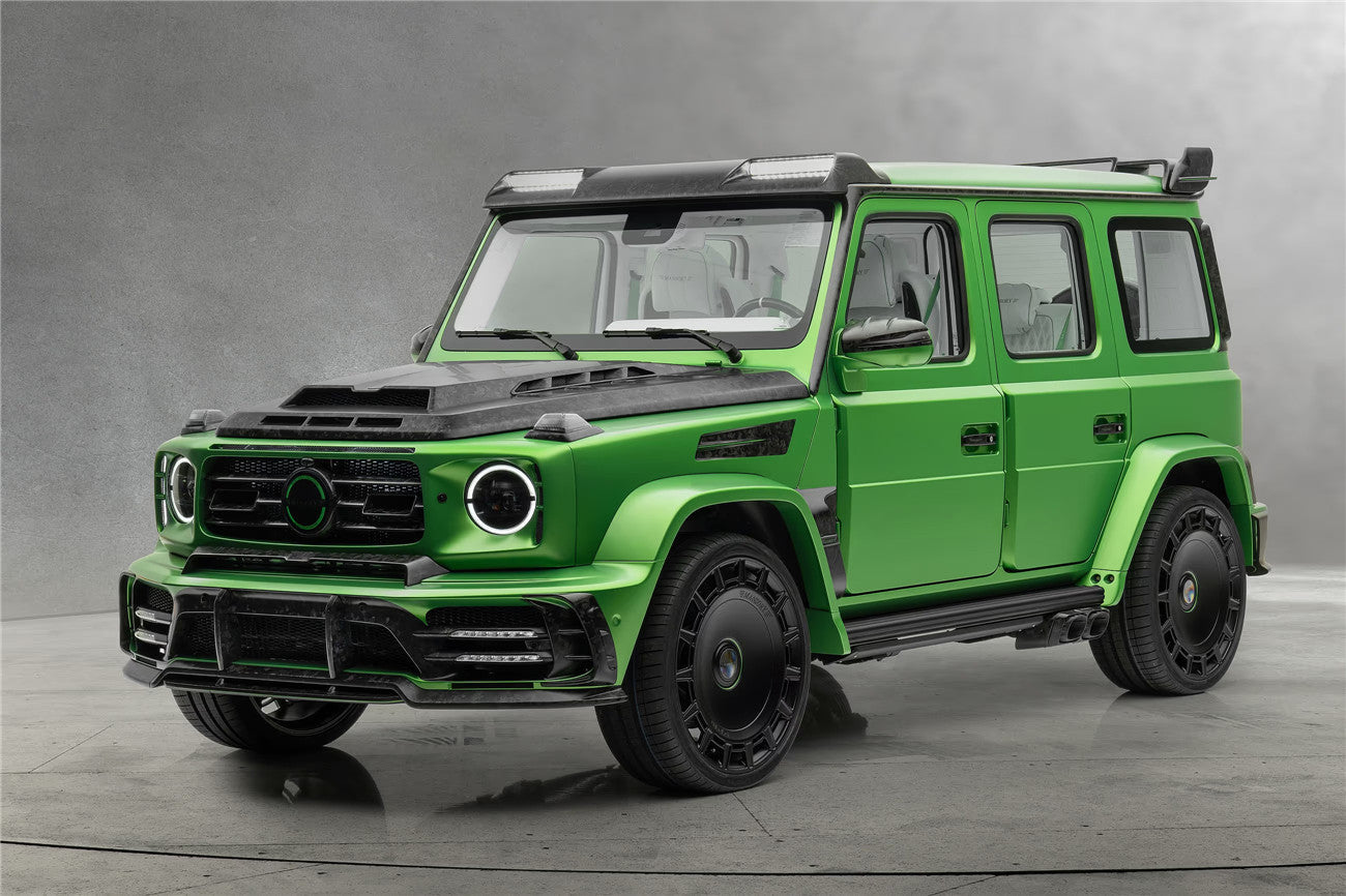 2018-UP Mercedes Benz G63 AMG G550 W464 W465 G-Wagon MSY Style Dry Carbon Fiber Front Roof Spoiler