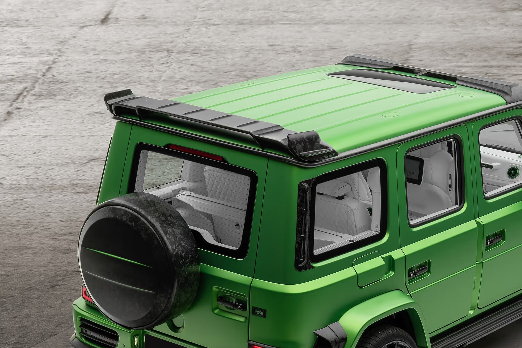 2018-2025 Mercedes Benz G63 AMG & G550 W464 W465 G-Wagon MSY Style Dry Carbon Fiber Roof Spoiler - Carbonado