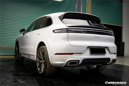 Carbonado 2018-2026 Porsche 9Y0 9Y3 9YA Cayenne S GTS E-Hybrid TKT Style Carbon Fiber Trunk Spoiler