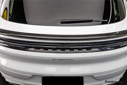 Carbonado 2018-2026 Porsche 9Y0 9Y3 9YA Cayenne S GTS E-Hybrid TKT Style Carbon Fiber Trunk Spoiler