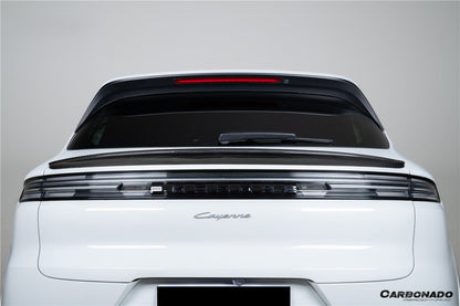 Carbonado 2018-2026 Porsche 9Y0 9Y3 9YA Cayenne S GTS E-Hybrid TKT Style Carbon Fiber Trunk Spoiler