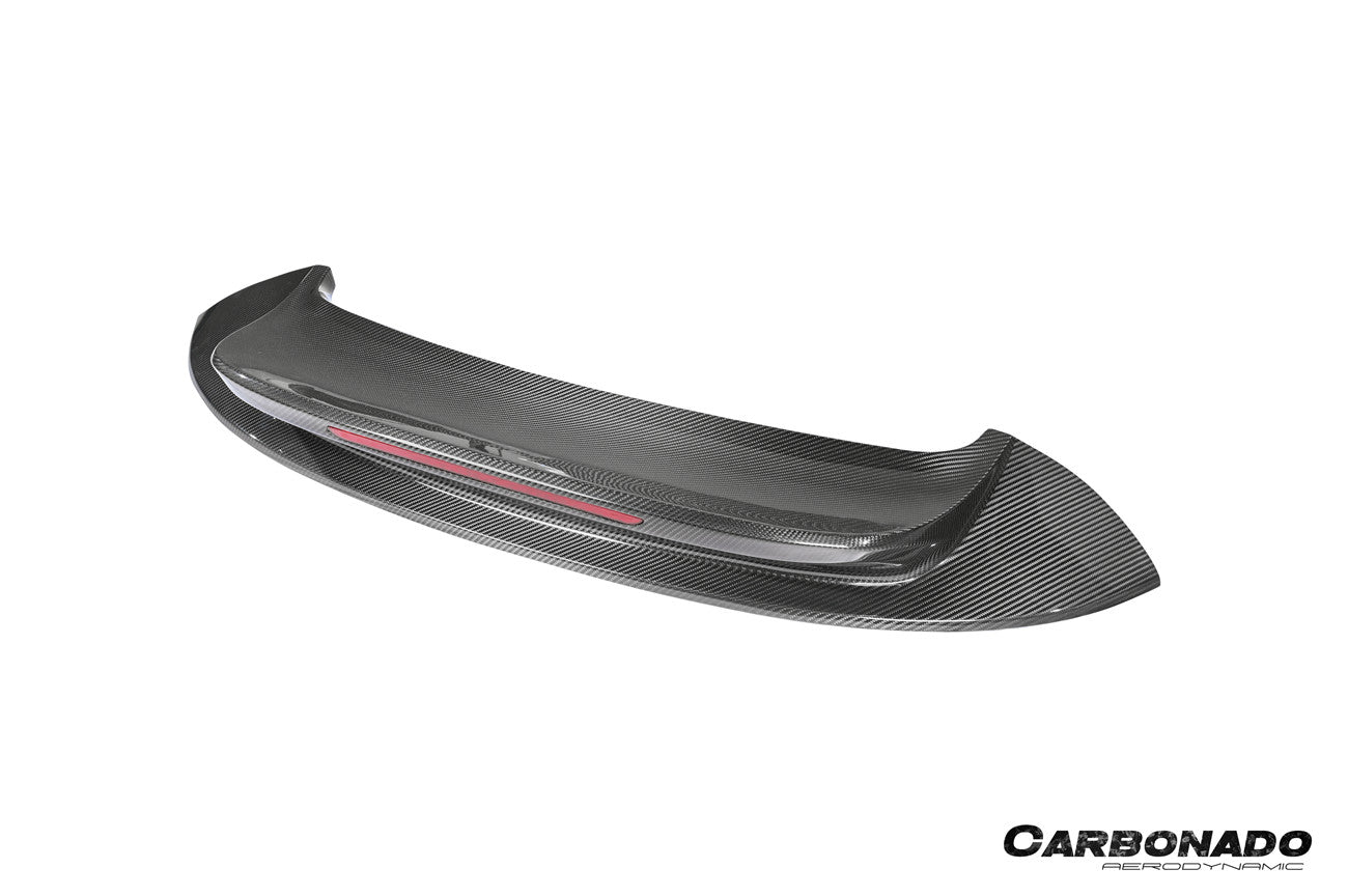 2019-2024 Porsche 911 992 Carrera SC Style Dry Carbon Fiber Trunk Wing Spoiler With LED Light