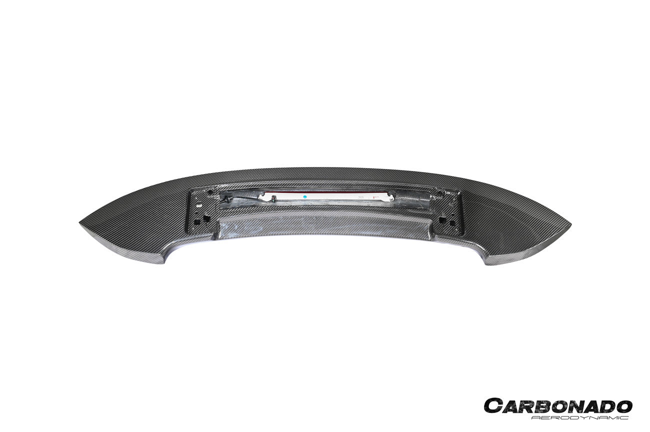 2019-2024 Porsche 911 992 Carrera SC Style Dry Carbon Fiber Trunk Wing Spoiler With LED Light