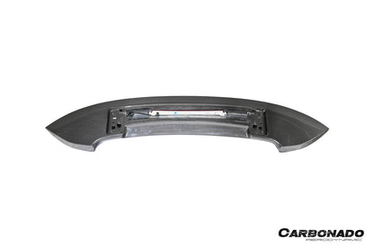2019-2024 Porsche 911 992 Carrera SC Style Dry Carbon Fiber Trunk Wing Spoiler With LED Light