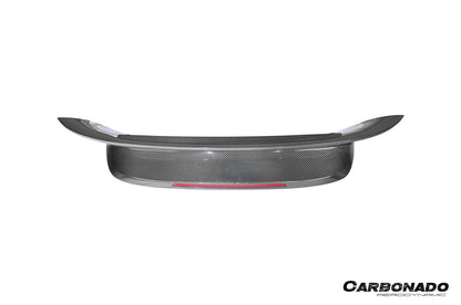 2019-2024 Porsche 911 992 Carrera SC Style Dry Carbon Fiber Trunk Wing Spoiler With LED Light