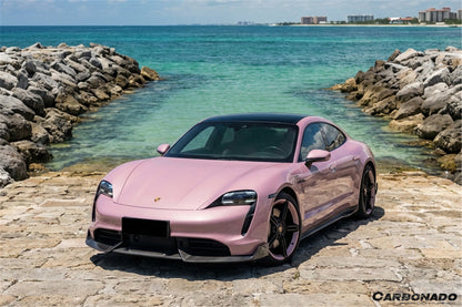 2020-2024 Porsche Taycan CADO Style Front Lip | Fits 4, 4S, GTS, Turbo, Turbo S, ST, CT