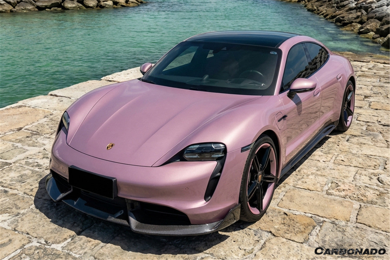 2020-2024 Porsche Taycan CADO Style Front Lip | Fits 4, 4S, GTS, Turbo, Turbo S, ST, CT