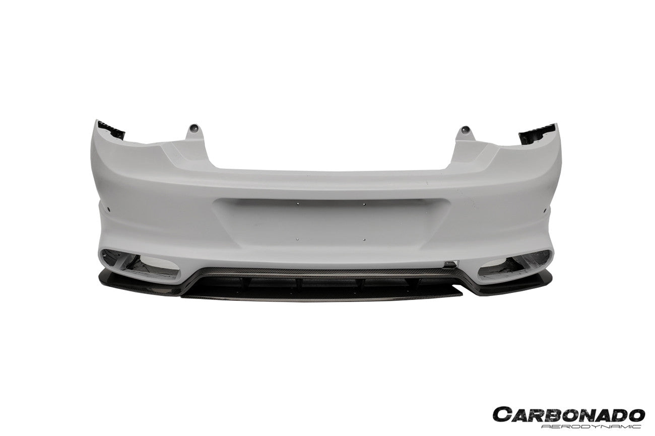 2018-2023 Bentley Continental GT   GTC MSY Style Rear Bumper With Exhaust tips