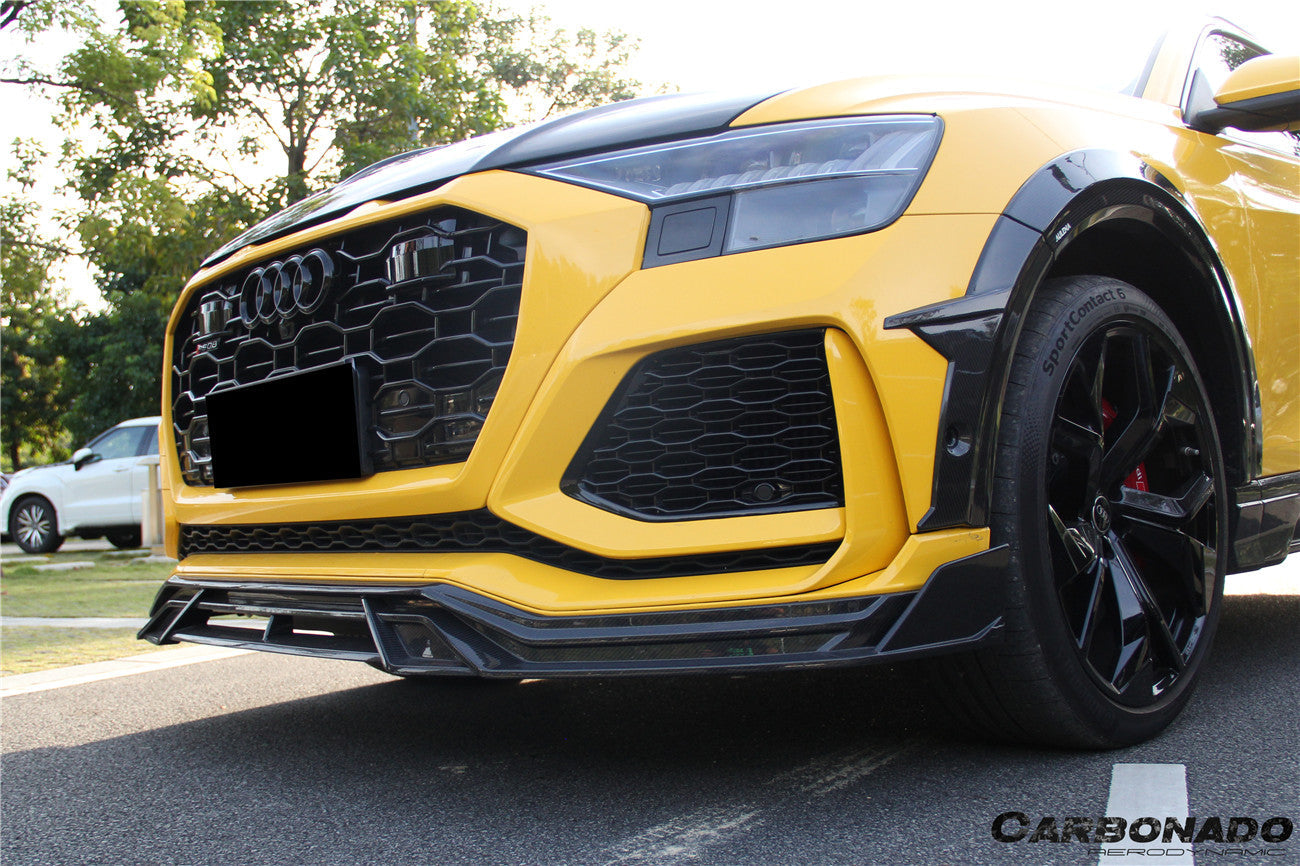 2020-2023 Audi RSQ8 AD Style Dry Carbon Fiber Fender Flare Wheel Trims
