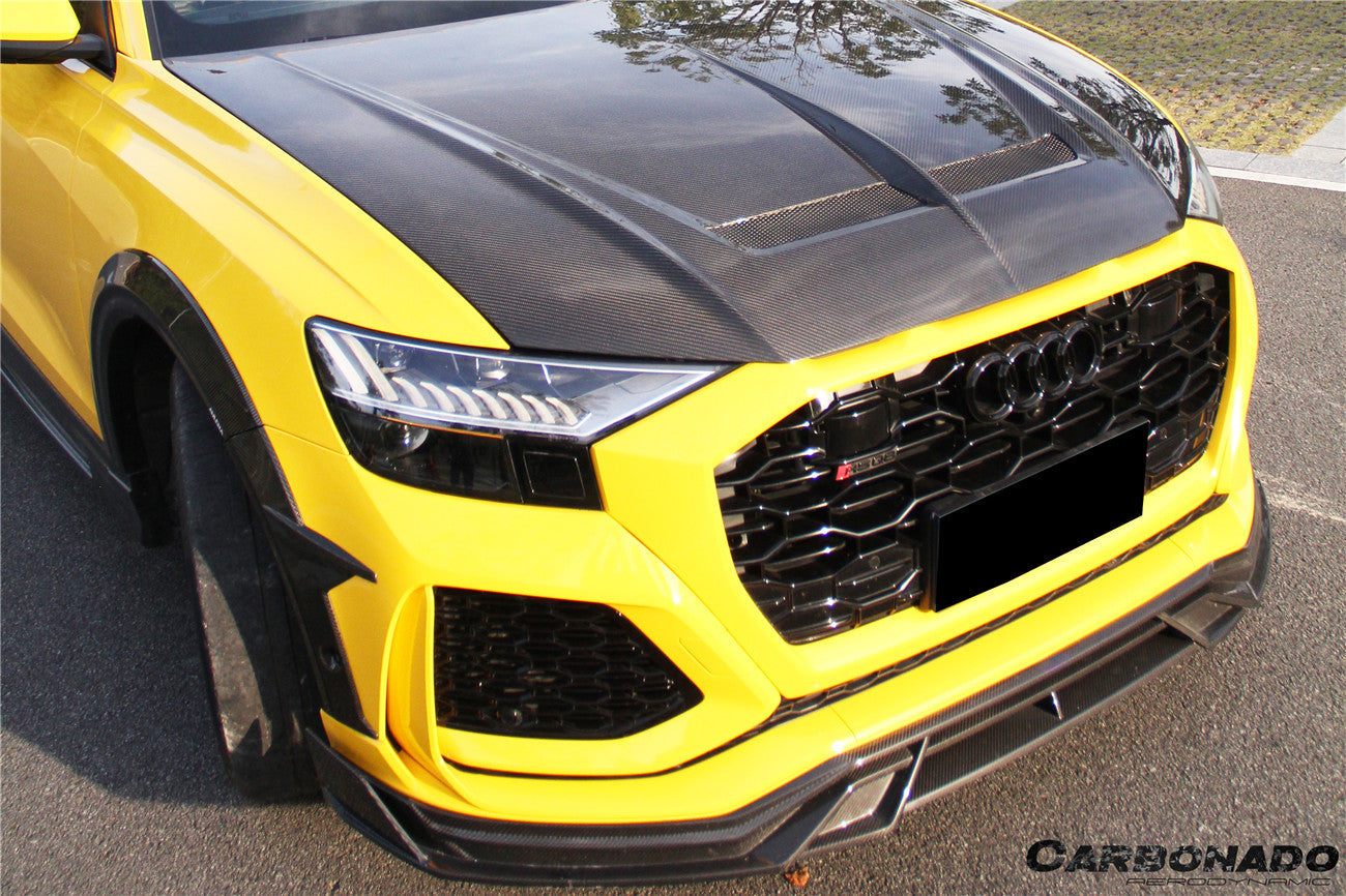 2019-2023 Audi Q8  SQ8  RSQ8 AD Style Dry Carbon Fiber Hood