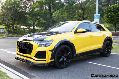 2020-2023 Audi RSQ8 AD Style Dry Carbon Fiber Front Lip Splitter