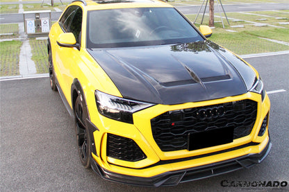 2020-2023 Audi RSQ8 AD Style Dry Carbon Fiber Front Lip Splitter