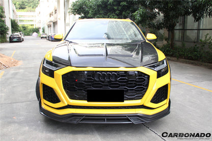 2020-2023 Audi RSQ8 AD Style Dry Carbon Fiber Front Lip Splitter