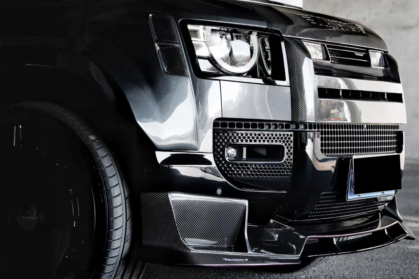 2020-2023 Land Rover Defender 110 Msy Style Partial Autoclave Carbon FiberWide Full Body Kit
