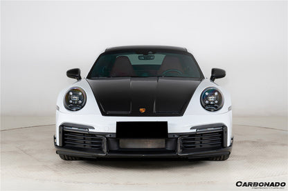 2020-2024 Porsche 911 992.1 Turbo SD Style Autoclave Carbon Fiber Front Lip | Fits Turbo, Turbo S