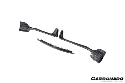 2020-2024 Porsche 911 992.1 Turbo SD Style Autoclave Carbon Fiber Front Lip | Fits Turbo, Turbo S