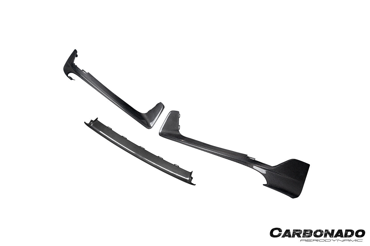2020-2024 Porsche 911 992.1 Turbo SD Style Autoclave Carbon Fiber Front Lip | Fits Turbo, Turbo S