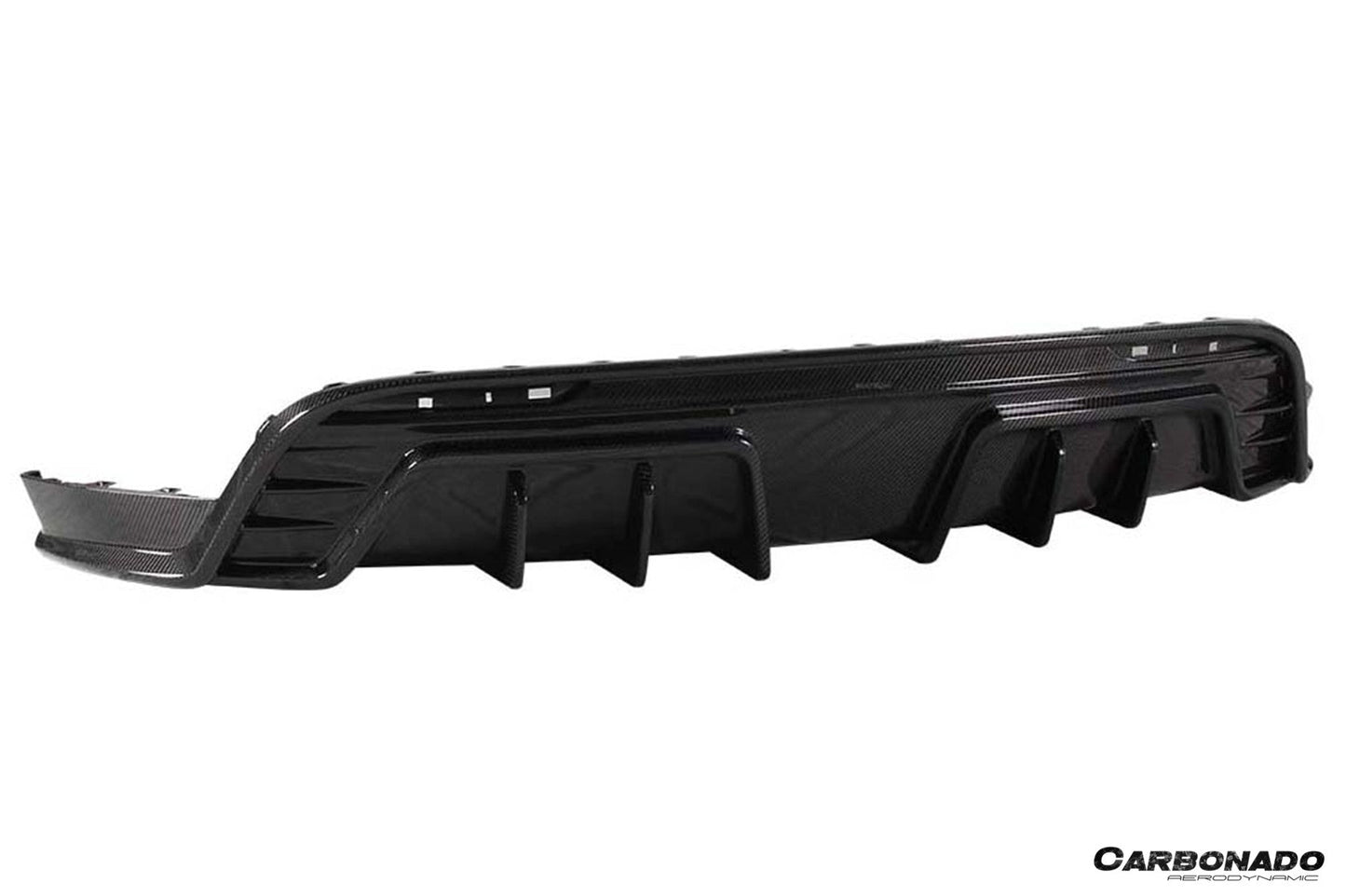 2020-2024 Tesla Model Y AD Style Autoclave Carbon Fiber Rear Diffuser