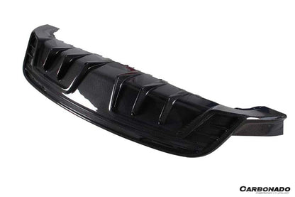 2020-2024 Tesla Model Y AD Style Autoclave Carbon Fiber Rear Diffuser