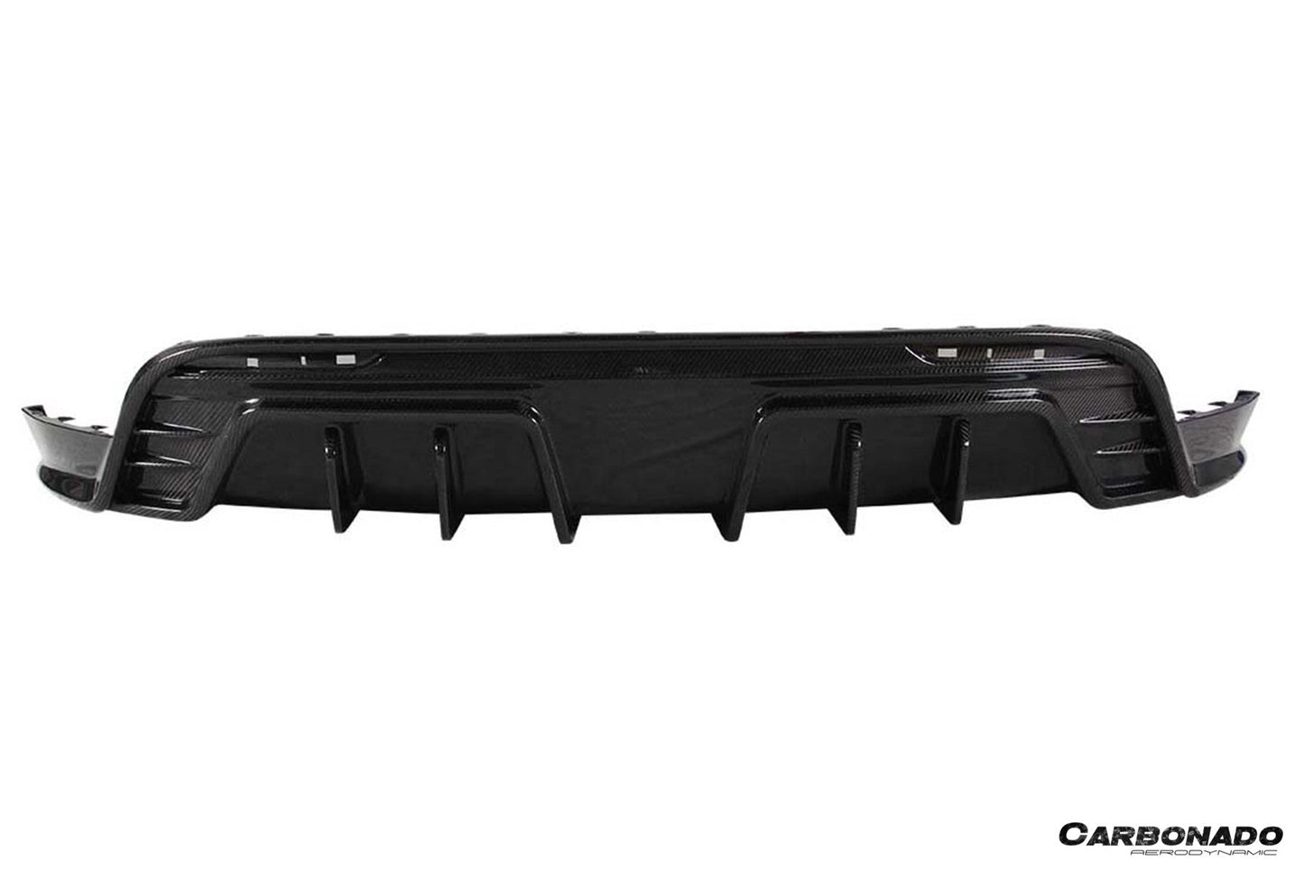 2020-2024 Tesla Model Y AD Style Autoclave Carbon Fiber Rear Diffuser