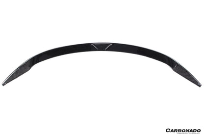 2020-2024 Tesla Model Y AD Style Autoclave Carbon Fiber Fiber Trunk Spoiler