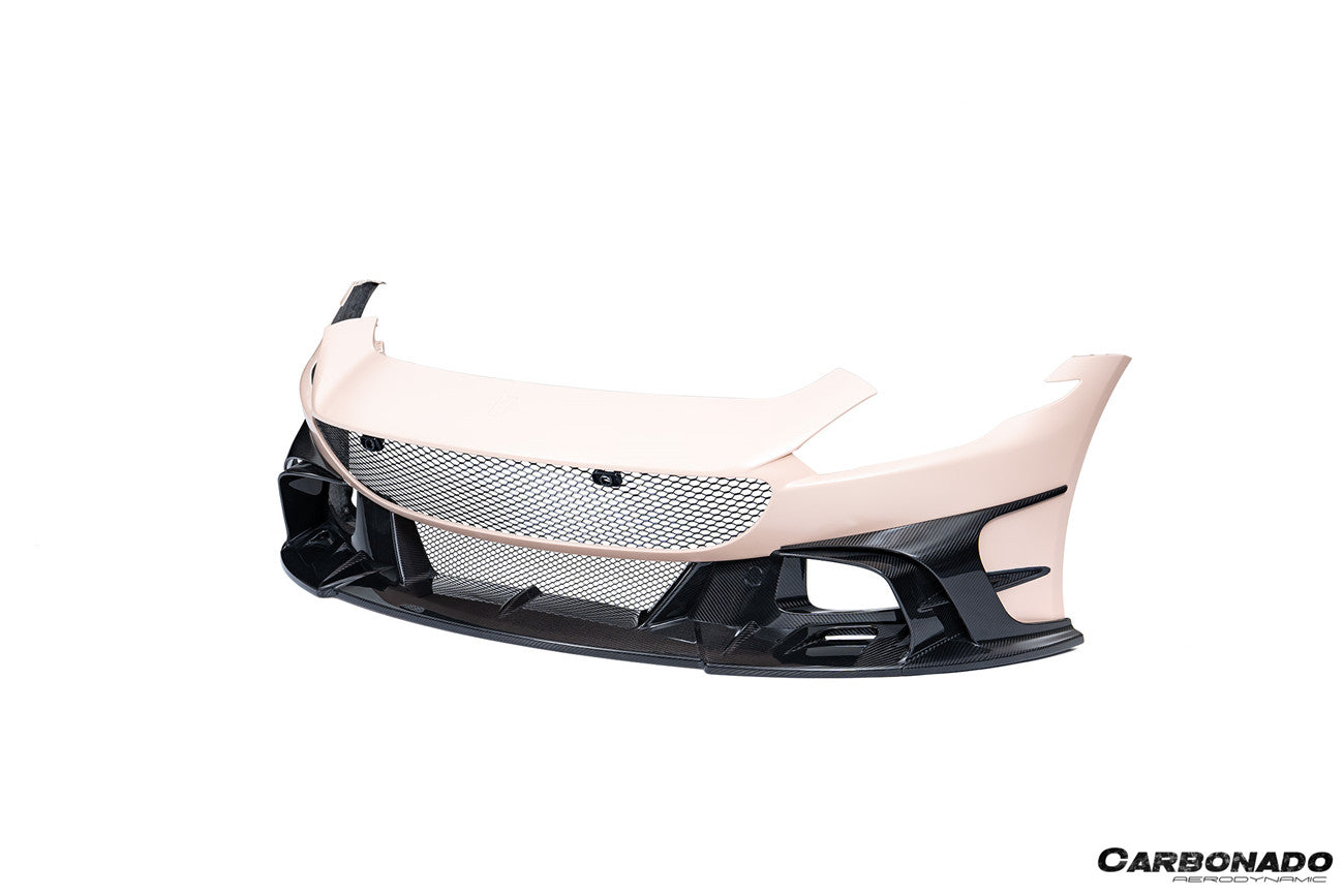 2020-2026 Ferrari ROMA Msy Style Portion Autoclave Carbon Fiber Front Bumper