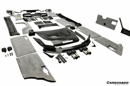 2020-2023 Land Rover Defender 110 Msy Style Partial Autoclave Carbon FiberWide Full Body Kit