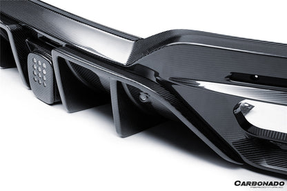 2020-2026 Ferrari ROMA Msy Style Autoclave Carbon Fiber Rear Diffuser