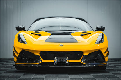 2021-2024 Lotus Emira NYO MNK Style Dry Carbon Fiber Front Lip - Carbonado