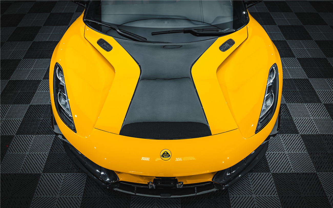 2021-2024 Lotus Emira NYO MNK Style Dry Carbon Fiber Hood - Carbonado