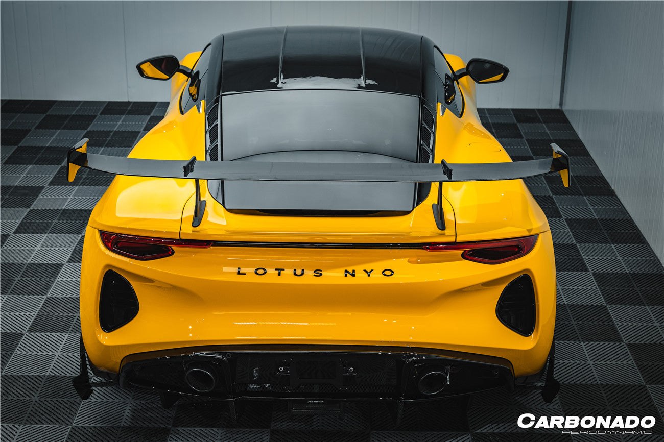2021-2024 Lotus Emira NYO MNK Style Dry Carbon Fiber Trunk Wing Spoiler