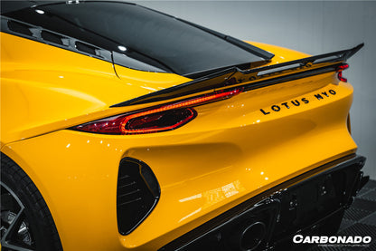 2021-2024 Lotus Emira NYO MNK Style Dry Carbon Fiber Trunk Spoiler wing