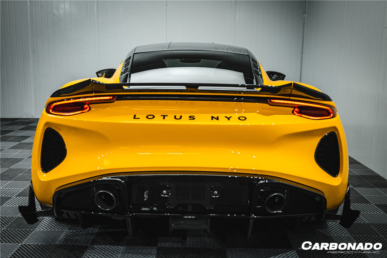 2021-2024 Lotus Emira NYO MNK Style Dry Carbon Fiber Trunk Spoiler wing