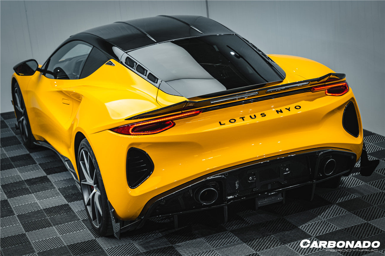 2021-2024 Lotus Emira NYO MNK Style Dry Carbon Fiber Trunk Spoiler wing