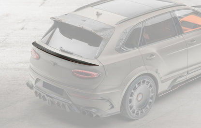 2021-2025 Bentley Bentayga MSY Style DRY Carbon Fiber Trunk Spoiler - Carbonado